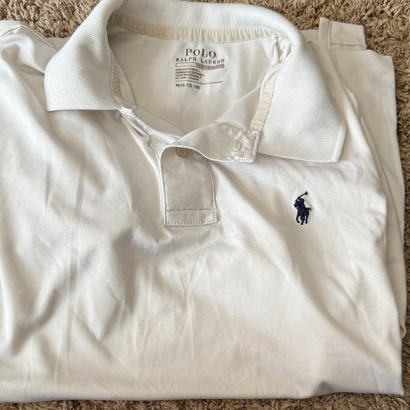 Polo by Ralph Lauren Youth Classic White Polo Shirt - Picture 1 of 1